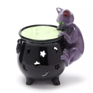 DISNEY Halloween Hocus Pocus Binx Cauldron Tealight Holder NWT